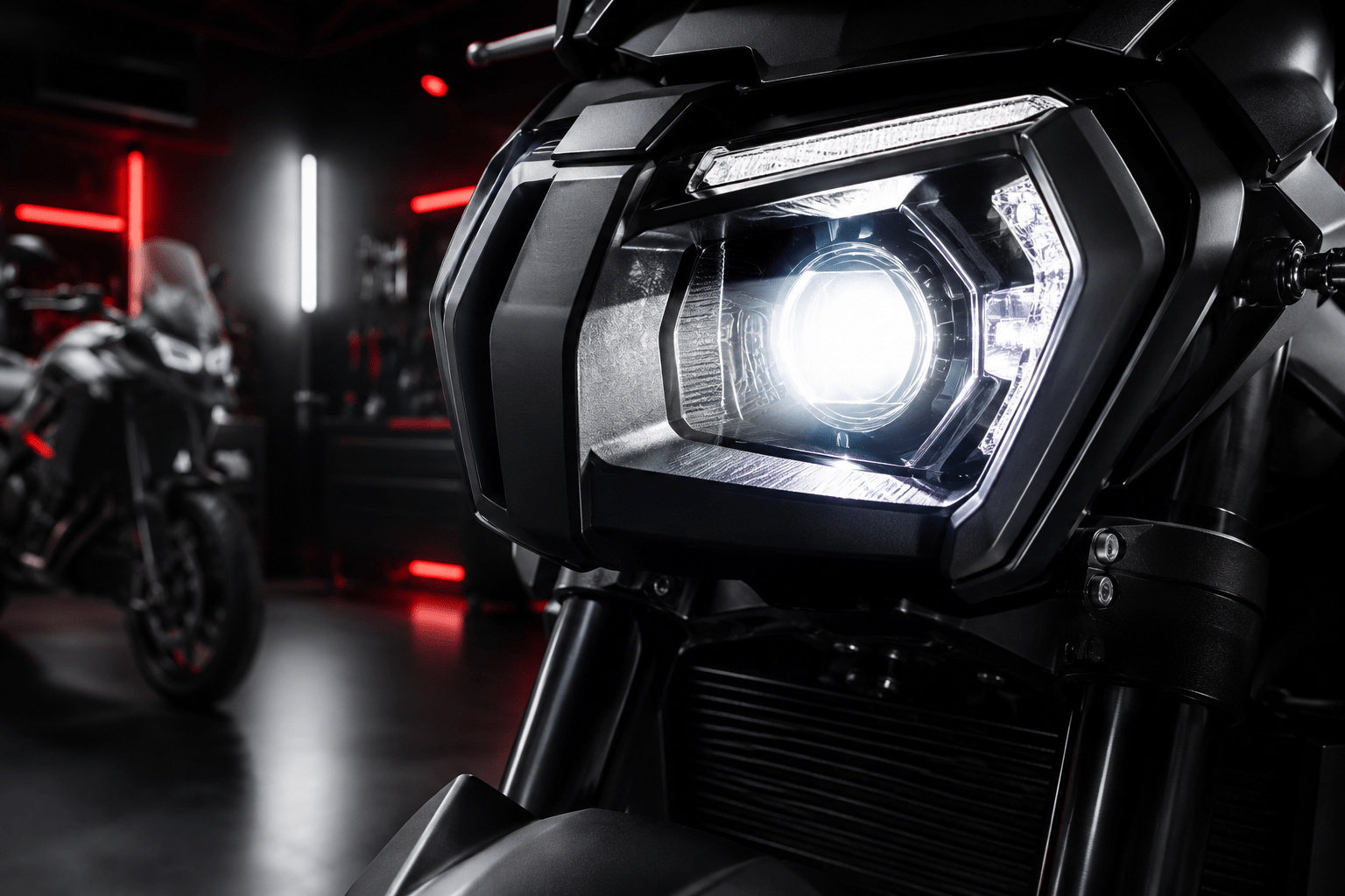 Read more about the article Przeróbka lamp motocyklowych na Bi-LED – Dlaczego to najlepsza modyfikacja dla Twojego bezpieczeństwa?